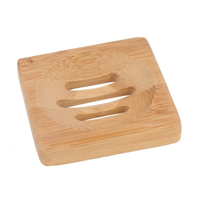Oubit Wooden Soap Box,Wooden Soap Box, Bamboo Health Bamboo Box Wooden Soap Rack Revolutionary Design