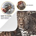 thumbnail image 2 of Leopard Cheetah Flowers Dish Drying Mat Dish Drainer Rack Mats Water Absorbent Non-Slip Easy Clean Heat Resistant for Kitchen Counter, 2 of 8