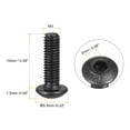 thumbnail image 2 of Uxcell M3x10mm Hex Socket Button Head Cap Bolts Screws Alloy Steel Black 100 Pack, 2 of 5