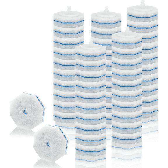 60 pcs Toilet Wand Refills,Compatible with Clorox,Upgraded Disposable Wand Heads,Toilet Wand Refills Toilet Brush Heads for Toilet and Bathroom Cleaning