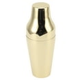 thumbnail image 2 of Coctelera de acero inoxidable estilo francés, mezclador de Martini de 2 secciones, coctelera para Bar, hogar, Camping, Picnic, Color dorado de lujo, 2 of 10