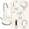 thumbnail image 2 of Candle Warmer Lamp with Timer, Electric Black Candle Lamp Warmer for Jar Candle, Mothers Day Gifts for Mom, House Warming Gifts New Home Decor Aesthetic, Dimmable Wax Melt Warmer with 2 Bulbs, 2 of 5