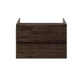thumbnail image 2 of Fresca Formosa 29" Wall Hung Modern Acacia Wood Bathroom Cabinet in Brown, 2 of 4