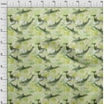 thumbnail image 4 of oneOone Cotton Flex Lime Fabric Ocean Dolphin Sewing Material Print Fabric By The Yard 40 Inch Wide, 4 of 4