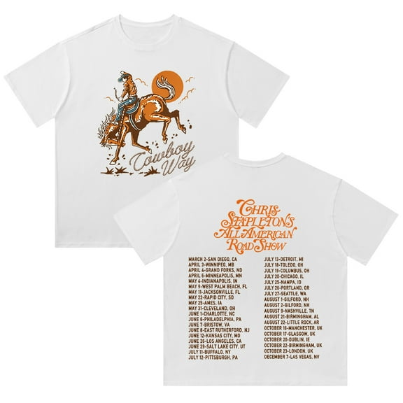 Chris Stapleton 2025 Tour Merch Vintage T-Shirt for Men and Women xxxxl