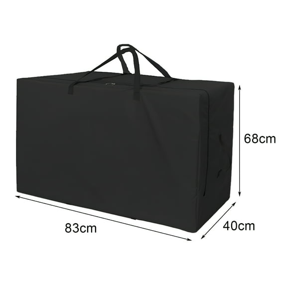 LAMIRO Durable Mattress Storage Case Folding Mattress Storage Bag Heavy Duty Waterproof Oxford Cloth Dust-proof Portable Handle Trifold Mattress Bedding