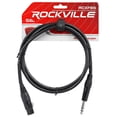 thumbnail image 3 of 10 Rockville 6' Female Rean XLR to 1/4'' TRS Cables (5 Colors x 2 of Each), 3 of 11