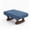 Walnut-Navy, variant on Bevtee Small Foot Stool, Fabric Ottoman Footstool with Wooden Legs, Footrest Stools with Padded Foam Seat, Grey