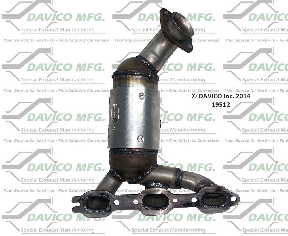 Davico Mfg 19512 Direct-Fit Catalytic Converter