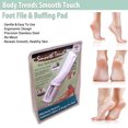 thumbnail image 3 of Body Trends Smooth Touch Foot File & Buffing Pad 741 Removedores de piel para pies mojados y secos, 3 of 3