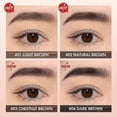 thumbnail image 2 of O.TWO.O - Juego de tinte para cejas suave y natural, crema para cejas en bruma, maquillaje duradero que no se quita, resistente al agua, no se mancha fácilmente, crema para cejas color marrón castaño, 2 of 5