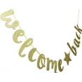 thumbnail image 4 of Welcome Back Banner Sign,Home, Schoolyard, Classroom Decorations(Gold), 4 of 5