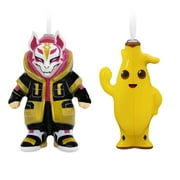 Hallmark Ornaments (Fortnite Drift and Peely Decoupage), Set of 2