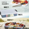 thumbnail image 2 of Farberware Build-a-Board Snackle Box Food Storage Container with Locking Cutting Board Lid, Plastic, 11 x 16 in, 2 of 13