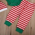 thumbnail image 5 of Odeerbi 2025 Baby Boys Girls Autumn Christmas Clothes Set Toddler Romper Pant Hat Outfits Clothes, 5 of 7