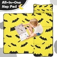 thumbnail image 4 of Yellow Halloween Bats Toddler Nap Mats for Kids Preschool,50"x20" Sleeping Mat Bag or Kids,Toddler Sleeping Bag,Toddler Nap Mat or Daycare, 4 of 6