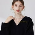 thumbnail image 3 of LoudSung Fake Collar Detachable Half Shirt Blouse False Collar Hollow Out Lace Elegant Stand Style for Women Girls, 3 of 7