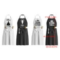 thumbnail image 3 of King Queen Mr Mrs Print Couple Apron Wedding Engagement Gift For Loved People Funny Kitchen Gift Husband, Wife, 3 of 6