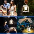 thumbnail image 4 of FANNGYX Solar Powered Outdoor Lantern Waterproof LED Portable Hanging Light for Table Patio Camping Garden Decor Rechargeable Battery Operated LG618-044, 4 of 6
