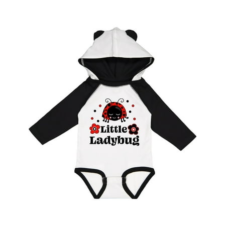 

Inktastic Little Ladybug with Flowers Gift Baby Boy or Baby Girl Long Sleeve Bodysuit