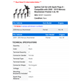 thumbnail image 2 of Ignition Coil Set with Spark Plugs 8 - Compatible with 2008 - 2010 Mercury Mountaineer Premier 4.6L V8 - Autopart Premium, 2 of 2