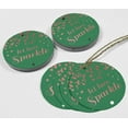 thumbnail image 4 of Inkdotpot Pack Of 50 Real Rose Gold Foil Paper Tags Let Love Sparkle Wedding Favor Hang Tags, 4 of 7