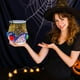 thumbnail image 2 of Tarro de dulces iluminado de Halloween con luces, incluye paquete de materiales, 10 piezas, juguete de rompecabezas para padres e hijos hecho a mano, regalo de cristal brillante, contiene 30 ml de plá, 2 of 5
