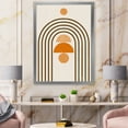 thumbnail image 3 of Designart 'Abstract Rainbow Moon and Sun In Earth Tones IV' Modern Framed Art Print, 3 of 4