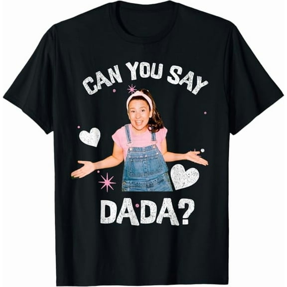 Ms.Rachel Preschool Mom Dad Can You Say DADA dad T-Shirt For Men Women, Black Color, Size S