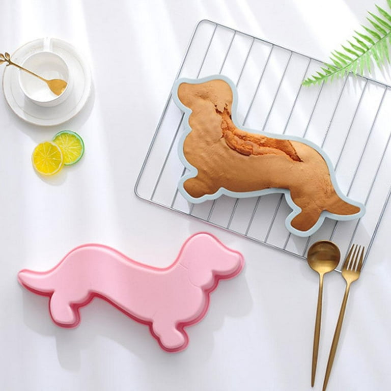 Dachshund Dog Shaped Chocolate Ice Cube Silicone Reusable Mold Candy Treats