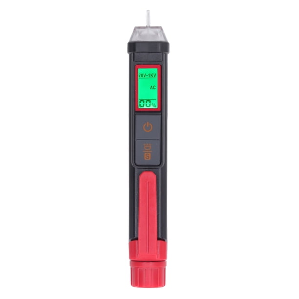 Detector de voltaje con LE, detector de electricidad sin contacto, comprobador de voltaje de CA, pantalla digital, bolígrafo eléctrico diseñado a medida para la perfección