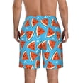 thumbnail image 3 of Naloa Cartoon Watermelon Men's Beach Shorts, Surfing shorts, Swim trunks, Quick Dry Swim Trunks for Surfing Beach Fun - 3X-Large, 3 of 9
