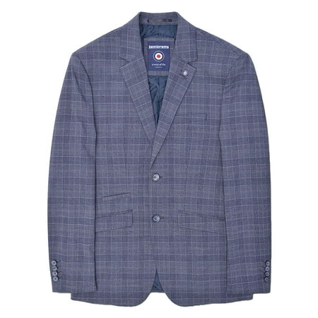 Lambretta Mens Bradley Checked Blazer