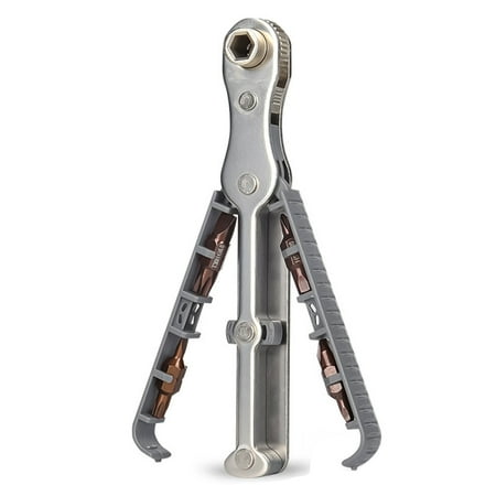 

LIANXUE Bidirectional Ratchet Screwdriver Set 90 Degree Right Angle Flexible Angled