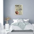 thumbnail image 5 of Inspirational Football Wall Art Bible Verse Motivational Quotes Pictures Wall Decor Canvas Prints Framed Modern Sport Theme Painting Artwork for Bedroom Office Living Room Bathroom Dining Room 12"x16", 5 of 6