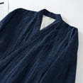 DLLMJING Men's Sleep Sets,Soft Pajamas Set Lace Up Robe Sleeping Robe