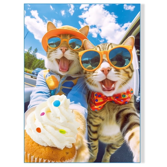 500 Pieces Jigsaw Puzzles for Adults and Teens and Family Happy Gift Idea Cats Selfie (Cats' Selfie)