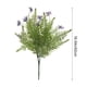 thumbnail image 3 of Qazbgdl - Hojas Persas Artificiales con Mariposas, Paquete de 5 Flores Falsas de Plástico Morado, Amarillo, Rosa, Blanco y Verde para Decoración de Jarrones, Arreglos Florales de 16,5 Pulgadas para S, 3 of 6