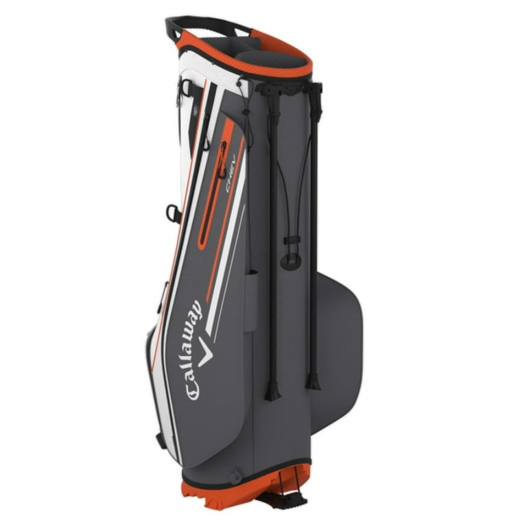 Callaway 2024 Chev Stand Golf Bag - 4-Way Club Top, White Callaway 2024 Chev Stand Golf Bag - 4-Way Club Top, White