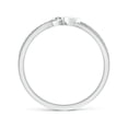 thumbnail image 2 of ANGARA Natural 0.22 Ct. Diamond Heart Promise Ring in Sterling Silver for Women (Ring Size: 11.5), 2 of 12