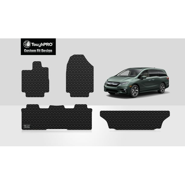 ToughPRO - HONDA Odyssey Front, 2nd & 3rd Row Mats - All Weather