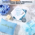 thumbnail image 3 of Set de regalo de boda Fumete Something Blue con pañuelo, 3 of 7