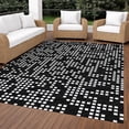 thumbnail image 3 of Addison Rugs Chantille Indoor/Outdoor Transitional Kids Black Machine Washable Rectangle Rug, 10' x 14', 3 of 8