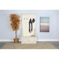 thumbnail image 3 of Pemberly Row Modern / Contemporary Marina White Sand Hall Tree, 3 of 3