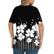 thumbnail image 4 of Xuyuer Women's Casual V-Neck Short Sleeve Loose Blouse, Retro Floral Print, 4 of 6