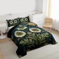 thumbnail image 3 of Homewish Rustic Flower Floral Bedding Comforter Set,Country Plant Twin Comforter Sets,Green Blue Bedding Set For Teens,Luxury Bedroom Decor Reversible,2pcs, 3 of 8