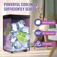 thumbnail image 6 of TACOOL Chest Freezer 2.55 Cu.ft Large Capacity with 2 Removable Basket Small Mini Deep Freezer Top Open Door Black, 6 of 7