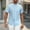 Sky Blue, variant on Clearance Clothes Under $10 Abomasnow Men's Cotton Linen Shirts Long Sleeve Button Down Shirt Band Collar Beach Shirts