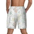 thumbnail image 4 of Uemuo Sea Animals Pattern Mens Swim Trunks Quick Dry Board Shorts with Mesh Lining, Stretch Beach Shorts Quick Dry No-Chafing Board Shorts-3X-Large, 4 of 9