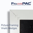 thumbnail image 4 of Clavos Framepac V Para Marcos De Fotos De Madera Dura De 7 Mm (1/4 Pulgadas) [Paquete De 400 Clavos En V Sueltos] - (Para Uso En Clavadora Manual En V Para Marcos De Fotos Clavadora Manual En V Para M, 4 of 5